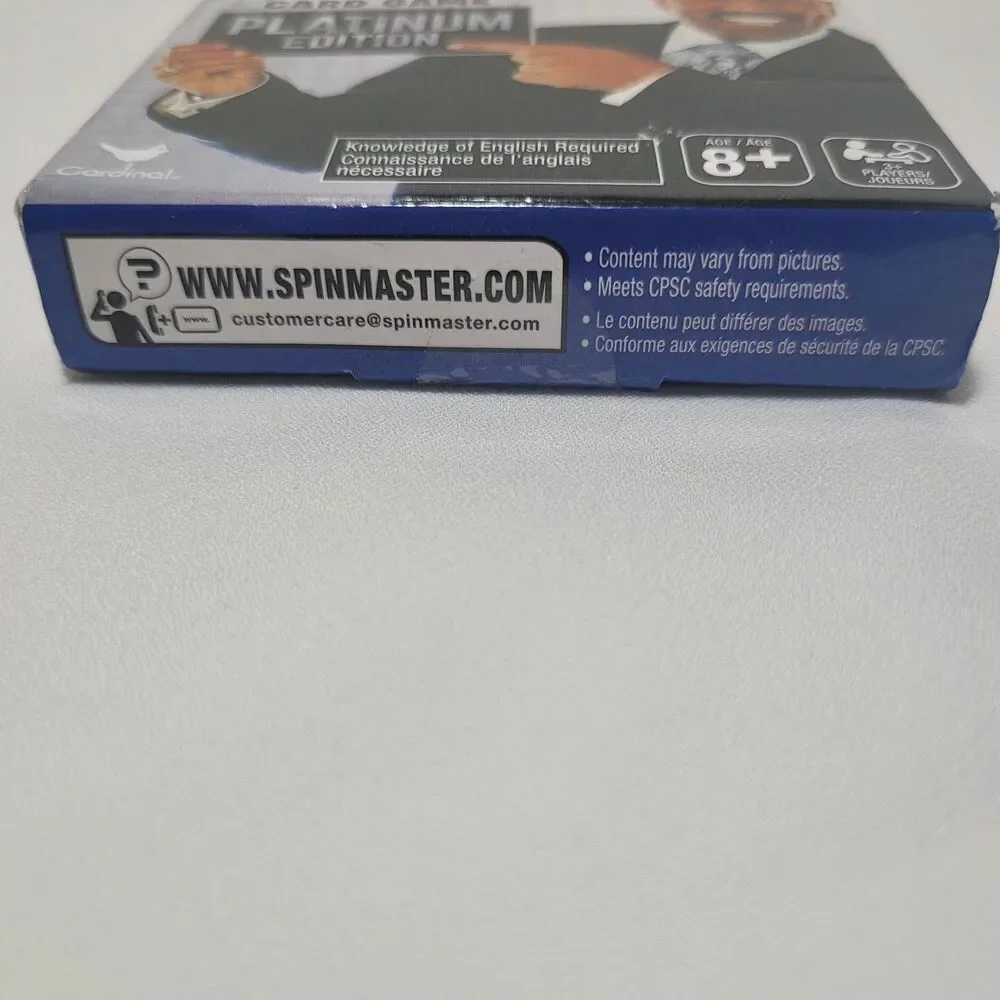 Family Feud Steve Harvey Jumbo Card Game Platinum Edition 3+ Players Torn Box